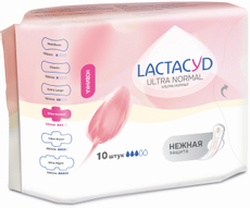 Прокладки Lactacyd Ultra Normal впитывающие, 10шт