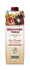 Вино Монастырская трапеза красное полусладкое, 1л