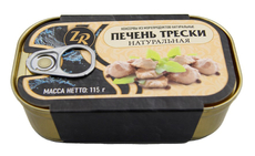 Треска Золотистая рыбка печень натуральная, 115г