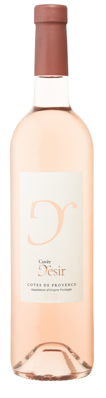 Изображение товара Вино Cuvee Desir розовое сухое, 0.75л