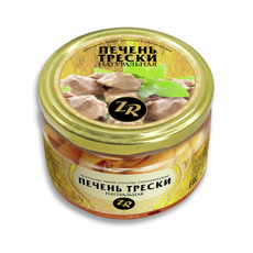 Треска Золотистая рыбка печень натуральная, 185г