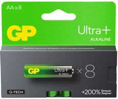 Батарейки GP Ultra Plus AA, 8шт