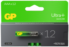 Батарейки GP Ultra Plus AAA, 12шт