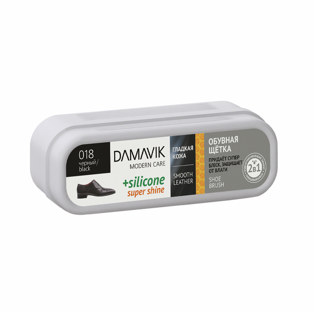 Щетка для обуви Damavik Super Shine черная, 42г