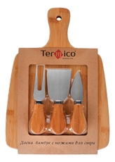 Набор для сыра Termico с ножами бамбуковый