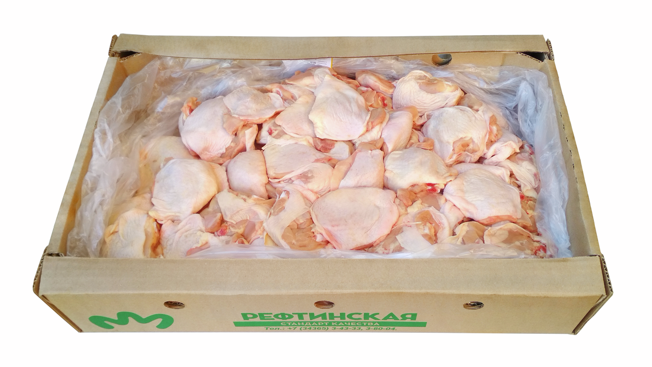 Бедро цыпленка-бройлера Рефтинская охлажденное, ~12кг