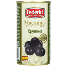 Маслины Federici Крупные без косточки, 350г