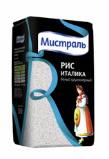 Крупа рис Мистраль Италика круглозерный, 500г