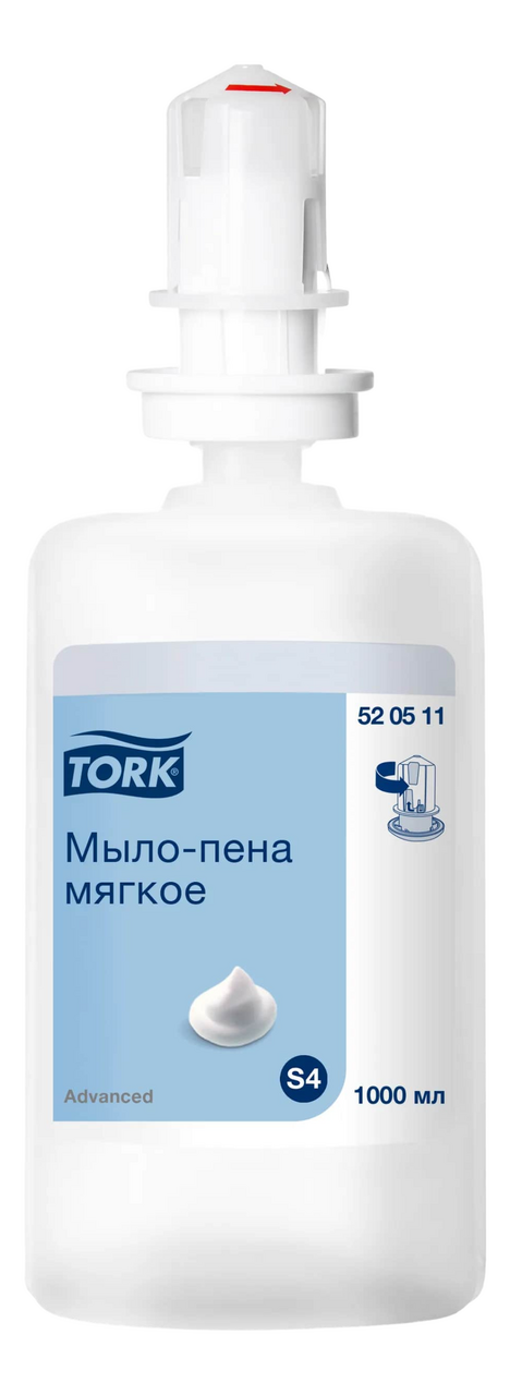 Изображение товара Мыло-пена Tork мягкое для диспенсера S4, 1л