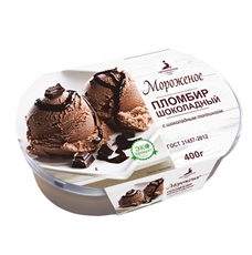 Мороженое Петрохолод Как раньше шоколадный, 400г