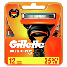 Кассеты для бритья Gillette Fusion 5, 12шт