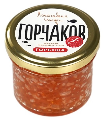 Икра лососевая Gorchakov Group горбуша, 100г
