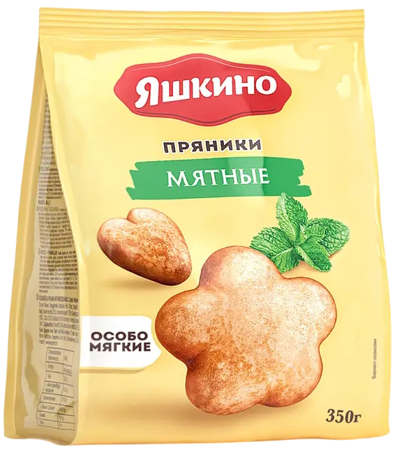 Пряники Яшкино мятные, 350г