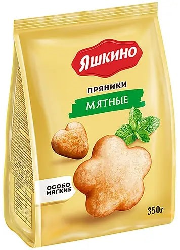 Пряники Яшкино мятные, 350г купить с доставкой на дом, цены в интернет ...