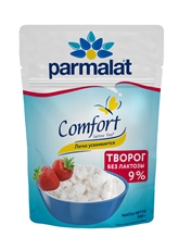 Творог рассыпчатый безлактозный Parmalat 9%, 260г