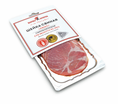 Шейка свиная Фабрика качества сырокопченая нарезка, 100г