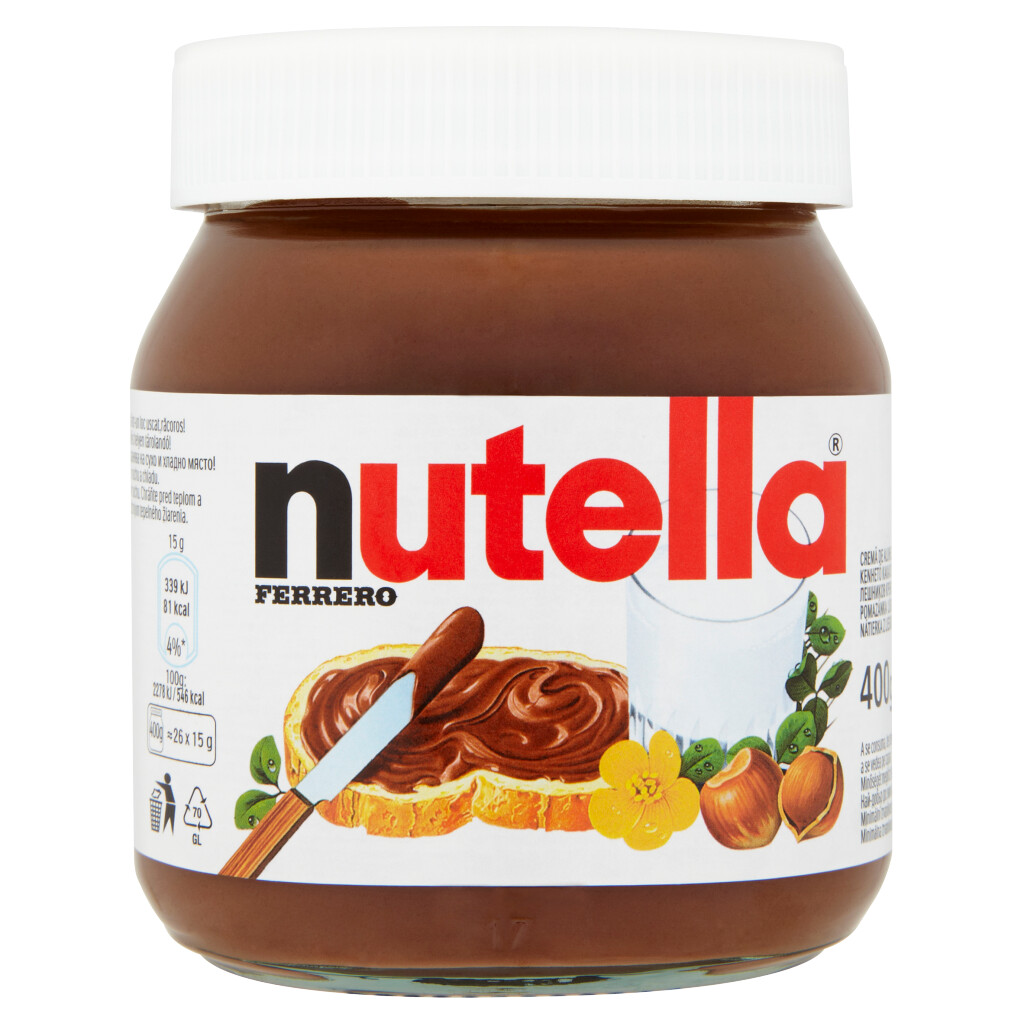 Паста шоколадная Nutella с фундуком, 400г купить с доставкой на дом, цены в  интернет-магазине