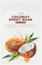 Маска для лица Tenzero тканевая экстракт кокоса, 25мл