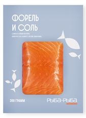 Форель филе-кусок Рыба-Рыба слабосоленая, 200г