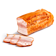 Грудинка из свинины Поречье варено-копченая, ~1кг