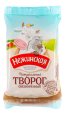 Творог обезжиренный Нежинская МФ 160г