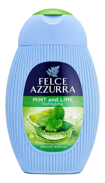 Изображение товара Гель для душа Felce Azzurra Мята и Лайм 250мл - освежающий уход для тела