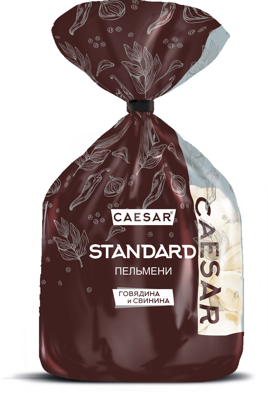 Пельмени Caesar Standard с говядиной и свининой замороженные, 700г купить с  доставкой на дом, цены в интернет-магазине