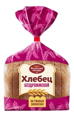Хлебец Волжский пекарь пшенично-ржаной бездрожжевой нарезка, 350г