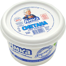 Сметана Амка Славянская 20%, 230г