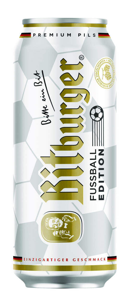 Пиво Bitburger Premium светлое, 0.5л