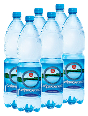 Вода Себряковская питьевая негазированная, 1.5л x 6 шт