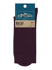 Носки мужские Omsa Eco Colors Гладь 401 фиолетовые размер 42-44