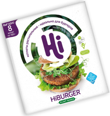 Котлеты растительные Hi Hiburger для бургера замороженные, 800г