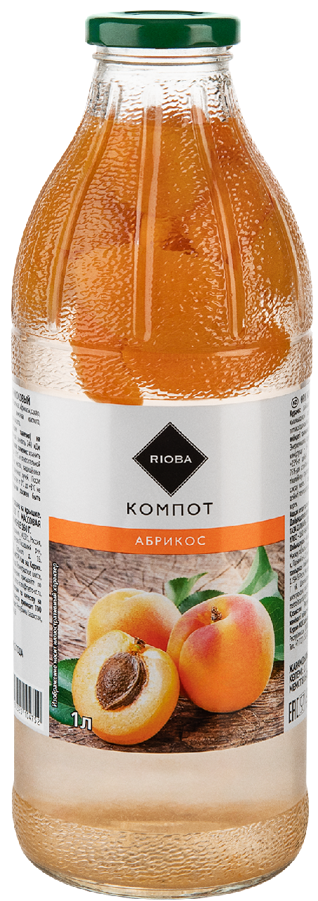RIOBA Компот абрикос, 1л