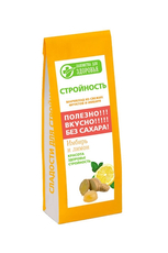 Мармелад Лакомства для здоровья Имбирь-лимон без сахара, 170г