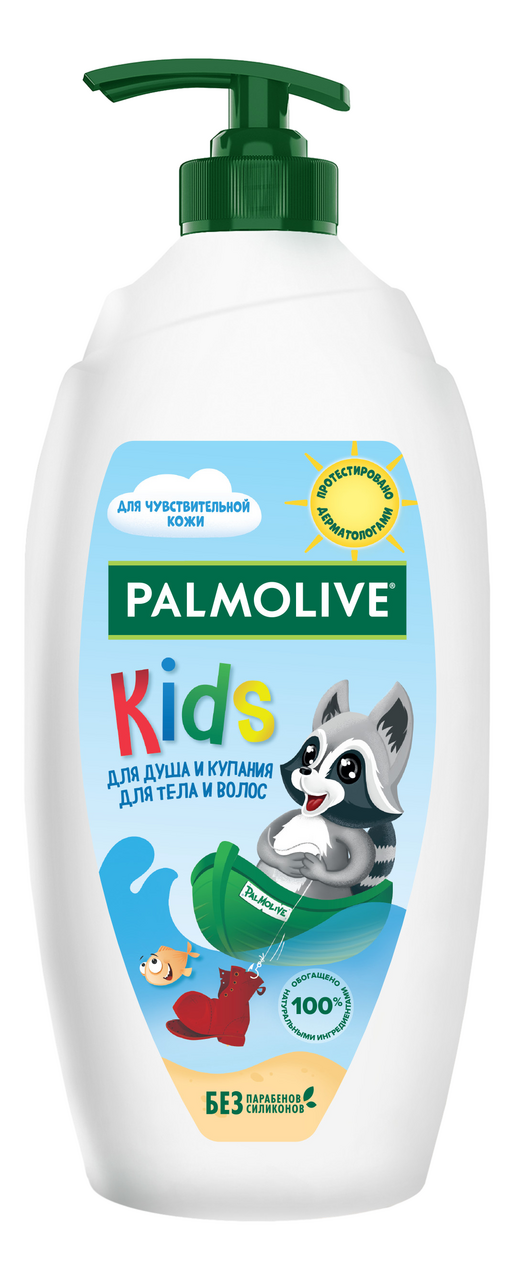 Изображение товара Гель для душа Palmolive Kids с маслом миндаля 600 мл для детей и взрослых