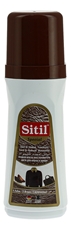 Краска жидкая для гладкой кожи Sitil темно-коричневая, 100мл