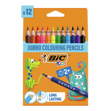 Карандаши цветные BIC Kids трехгранные, 12 цветов