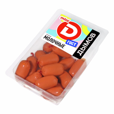 Сосиски молочные Дымов мини вареные ГОСТ, 350г
