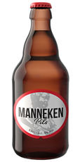Пиво Manneken Pils светлое фильтрованное, 0.33л