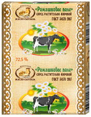 Спред Иркутская маслосырбаза Ромашковое поле растительно-жировой ГОСТ 72.5%, 170г