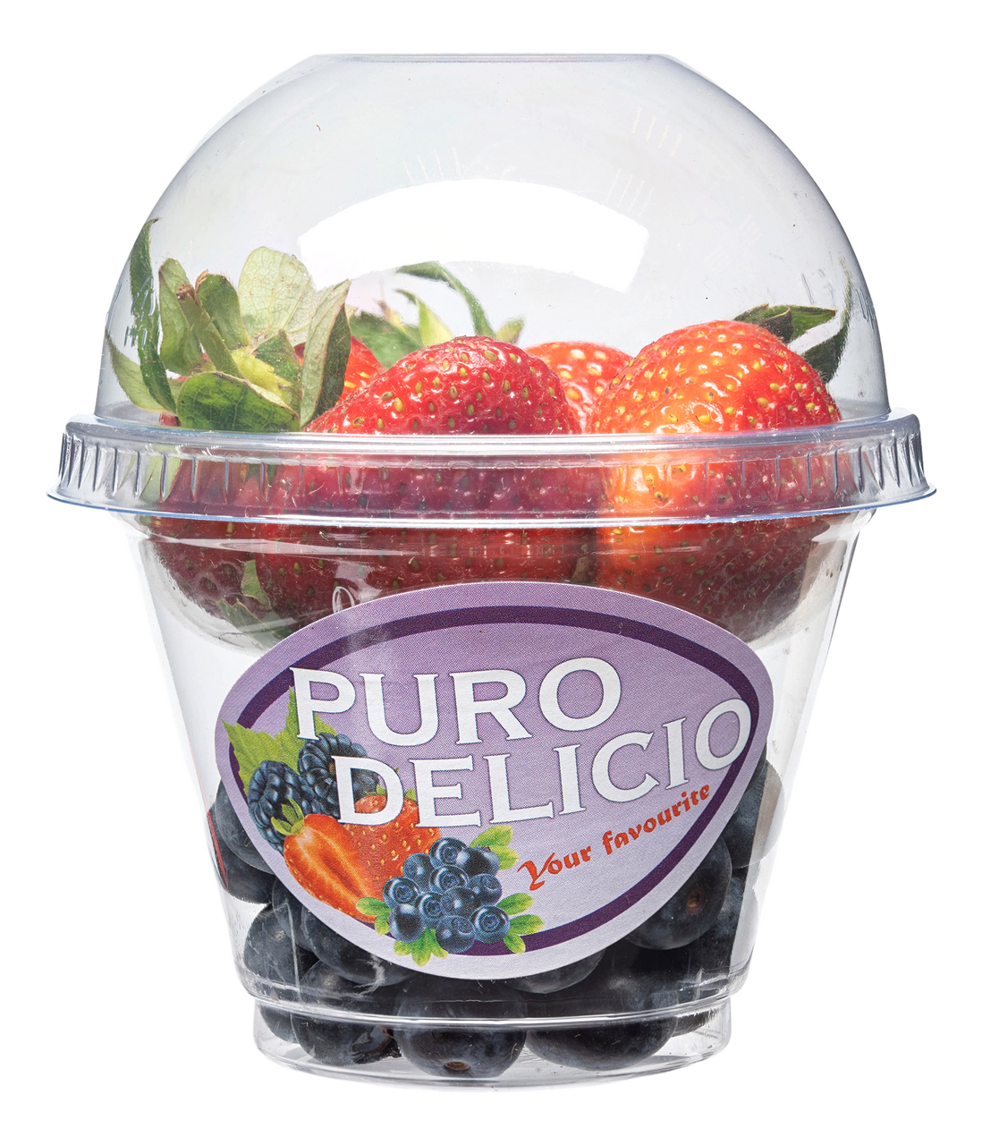 Изображение товара Ягодный микс Puro Delicio голубика+клубника 150г