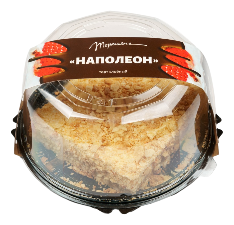 Торт Наполеон Тортьяна слоеный, 600г