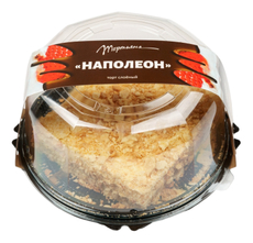 Торт Наполеон Тортьяна слоеный, 600г