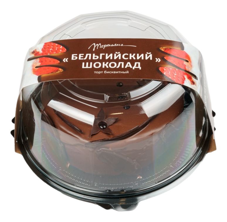 Торт Бельгийский шоколад Тортьяна бисквитный, 600г