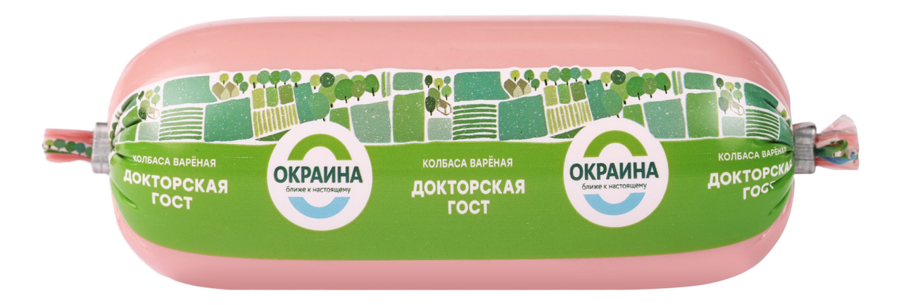 Колбаса Докторская Окраина вареная ГОСТ, 400г