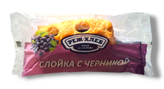 Слойка Реж-хлеб с черникой, 80г