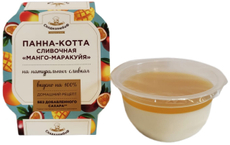 Панна-котта Сладколюбоф сливочная манго-маракуйя, 150г