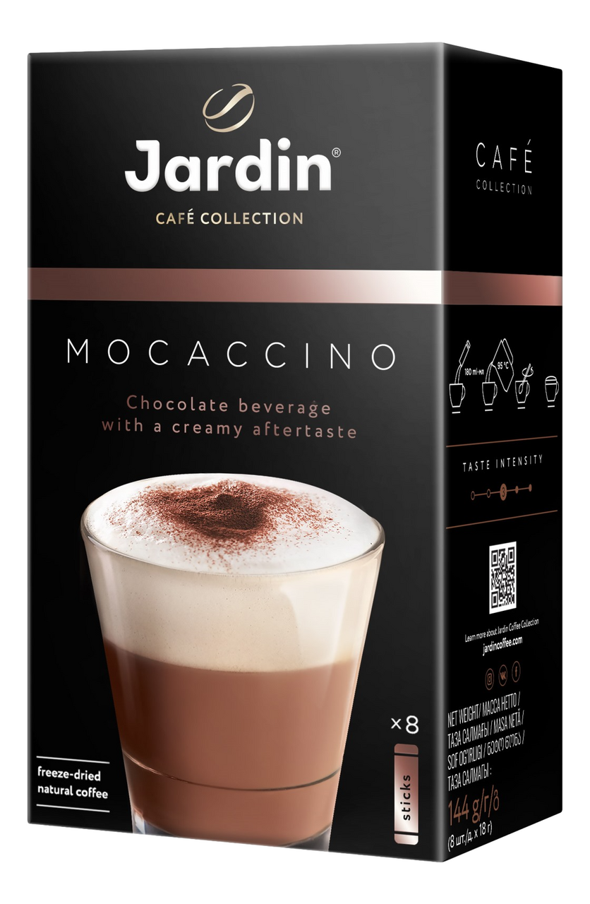 Изображение товара Кофе Jardin Mocaccino 3в1 (18г x 8шт), 144г