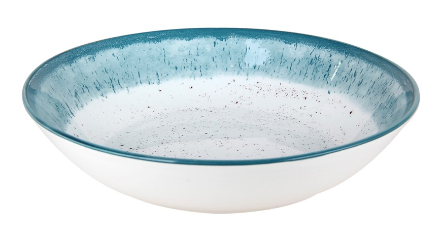 Изображение товара Тарелка глубокая Nuovacasa Rustic Blue 20см, 800мл